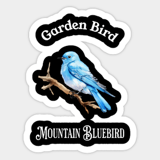 Garden Bird Mountain BlueBird Sticker